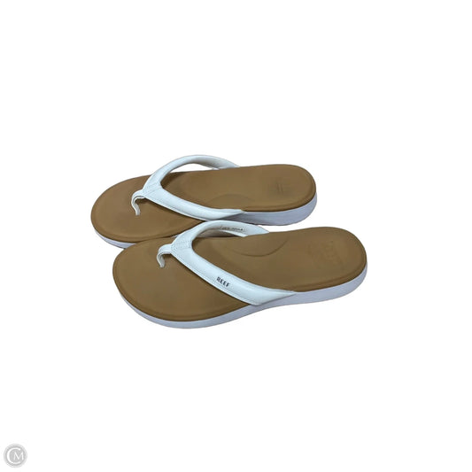 Sandals Flats By Reef In Yellow, Size: 9