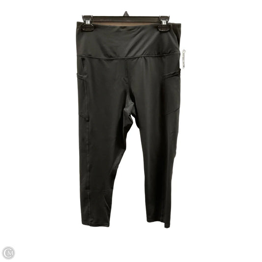 Athletic Capris By Gaiam In Black, Size: L