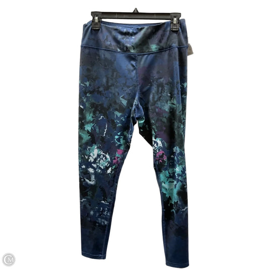 Athletic Leggings By Tek Gear In Blue, Size: L