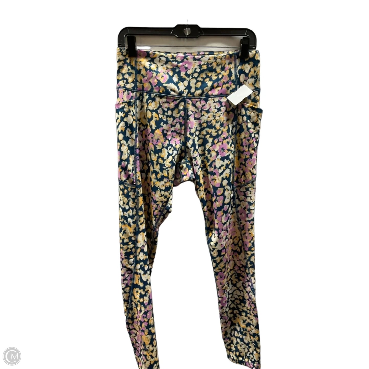 Athletic Leggings By Tek Gear In Animal Print, Size: L