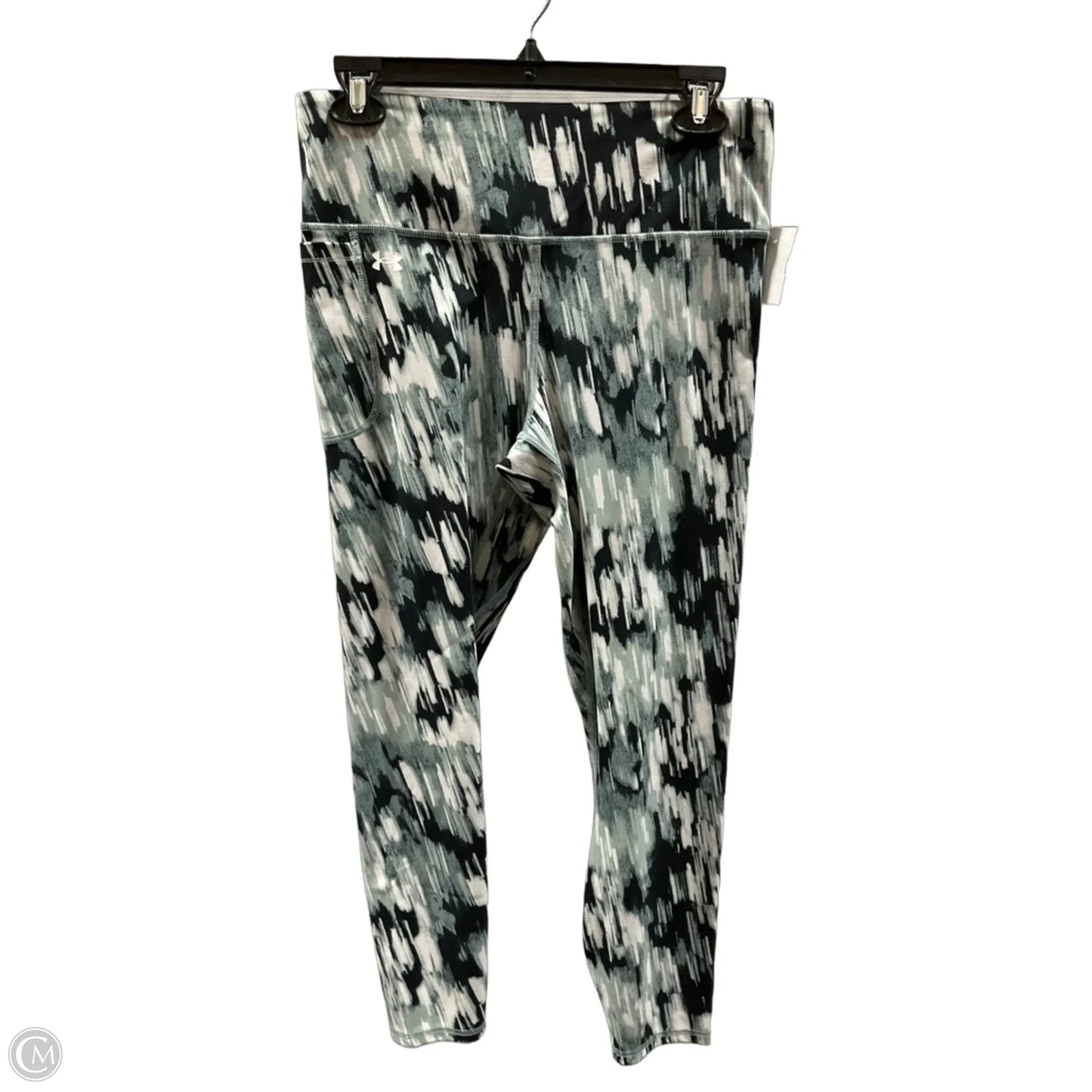 Athletic Leggings By Under Armour In Blue, Size: L