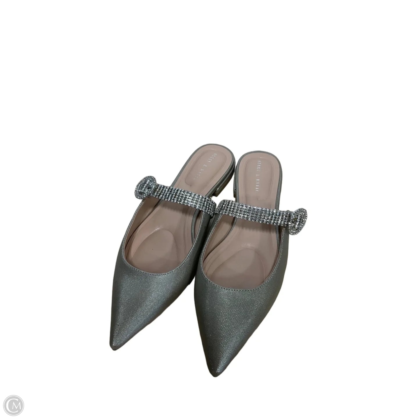Shoes Flats By Kelly And Katie In Silver, Size: 9
