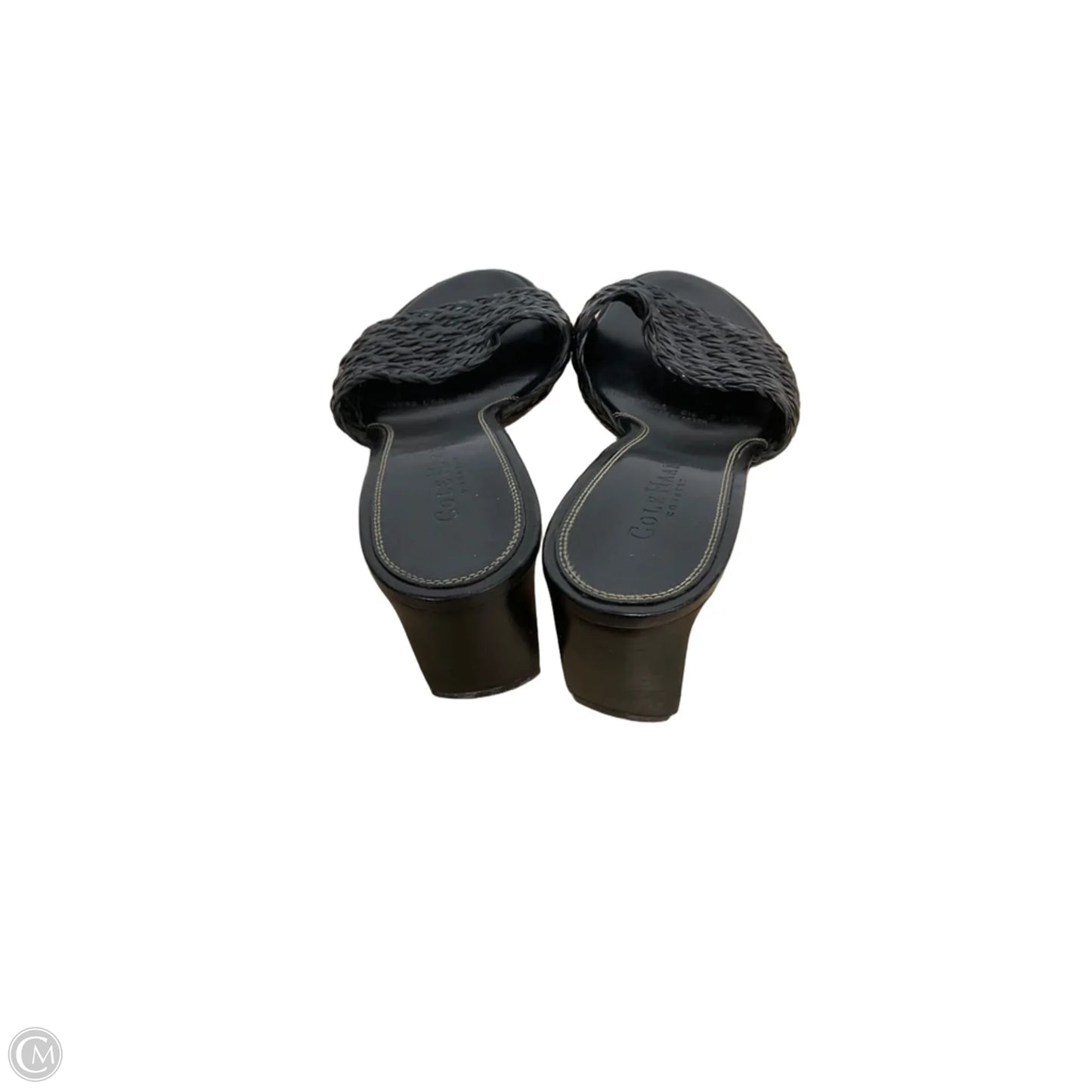 Sandals Heels Kitten By Cole-haan In Black, Size: 8.5