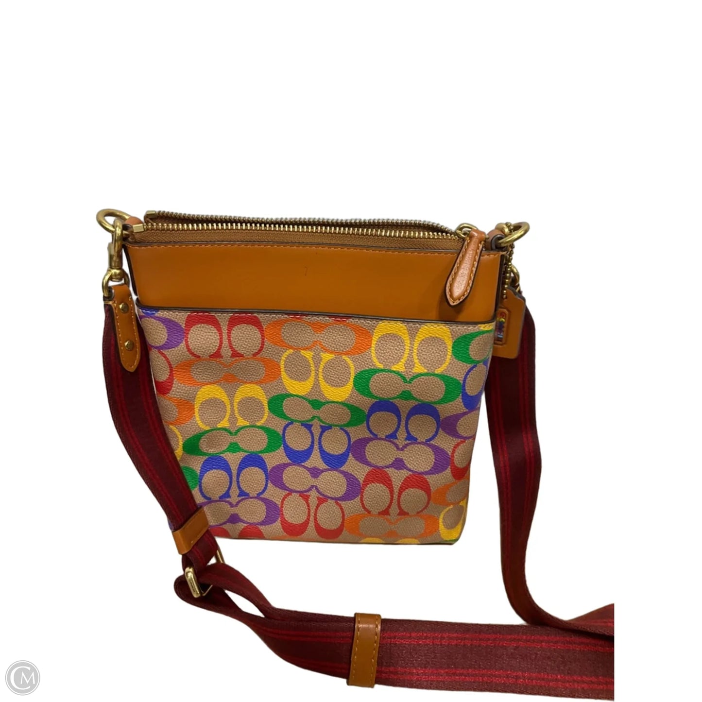 Crossbody Designer By Coach, Size: Medium