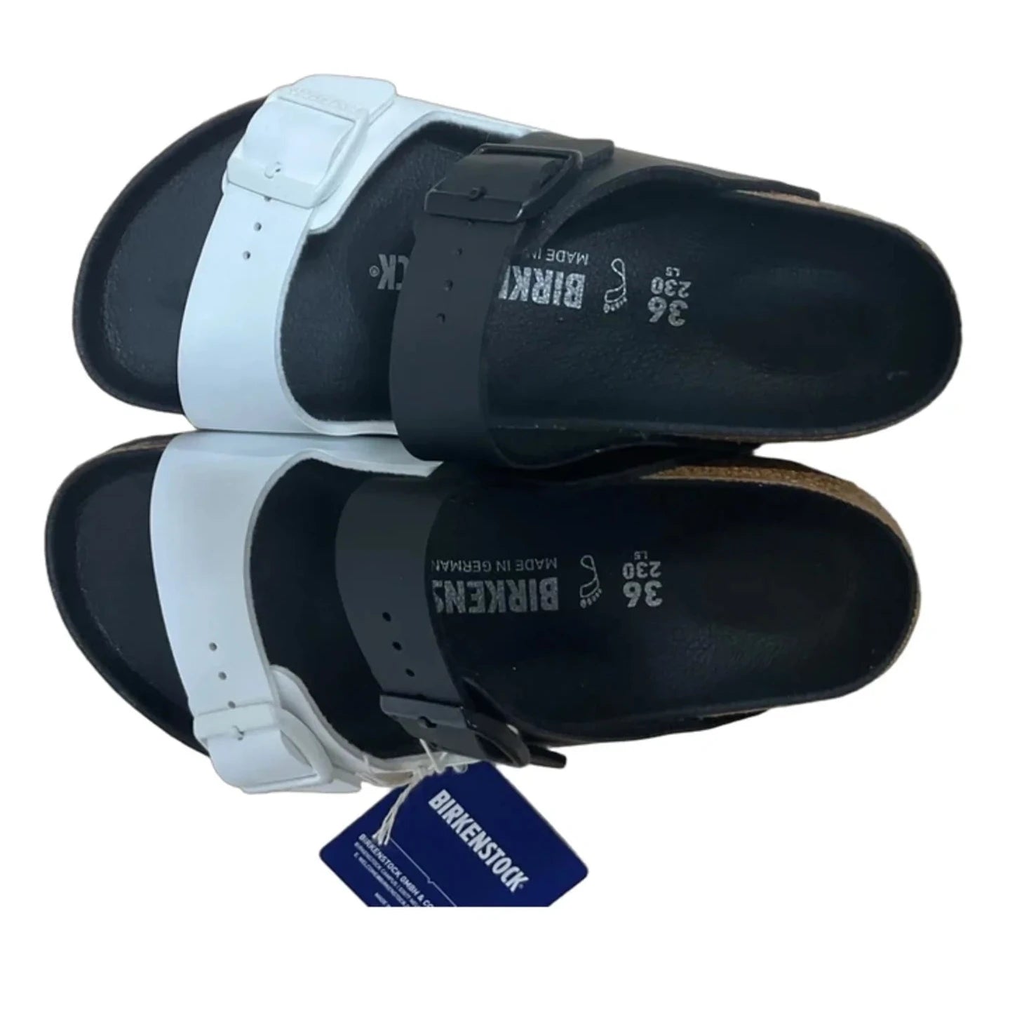 Sandals Flats By Birkenstock In Black, Size: 6