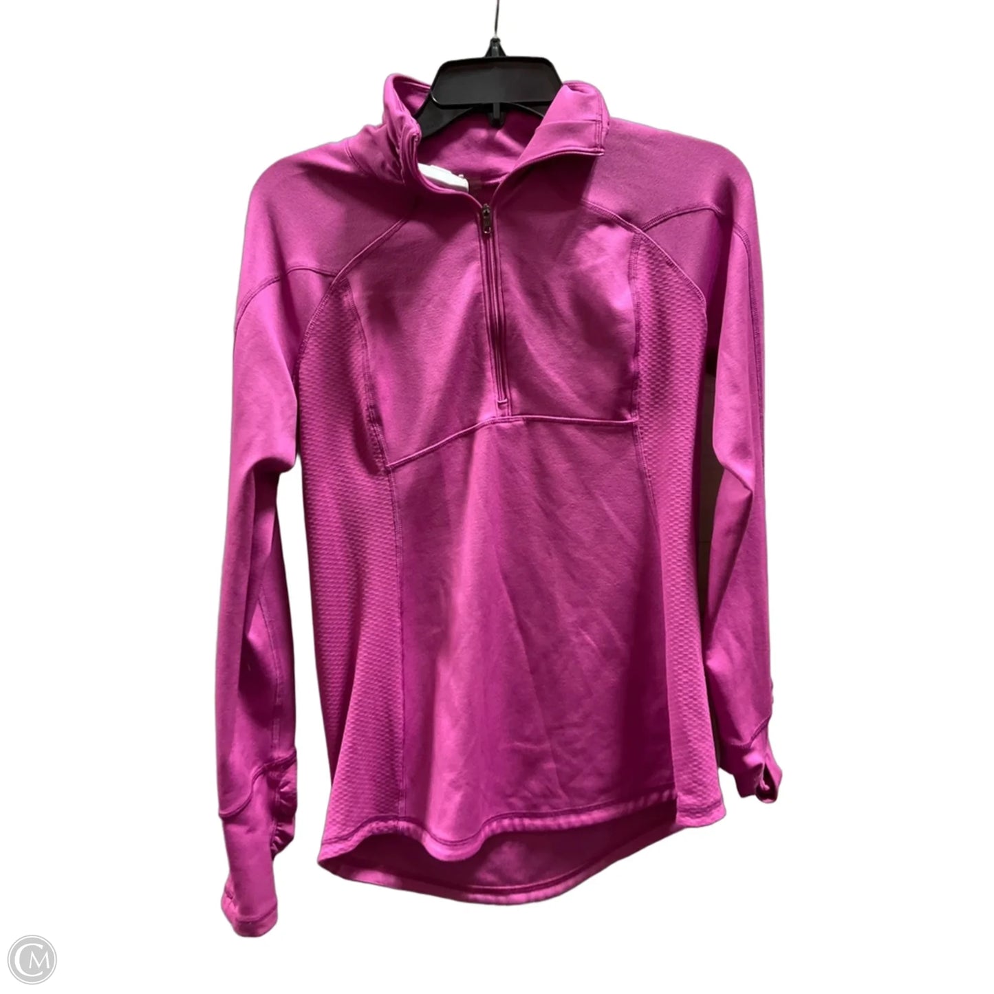 Athletic Top Long Sleeve Collar By Calia In Pink, Size: L