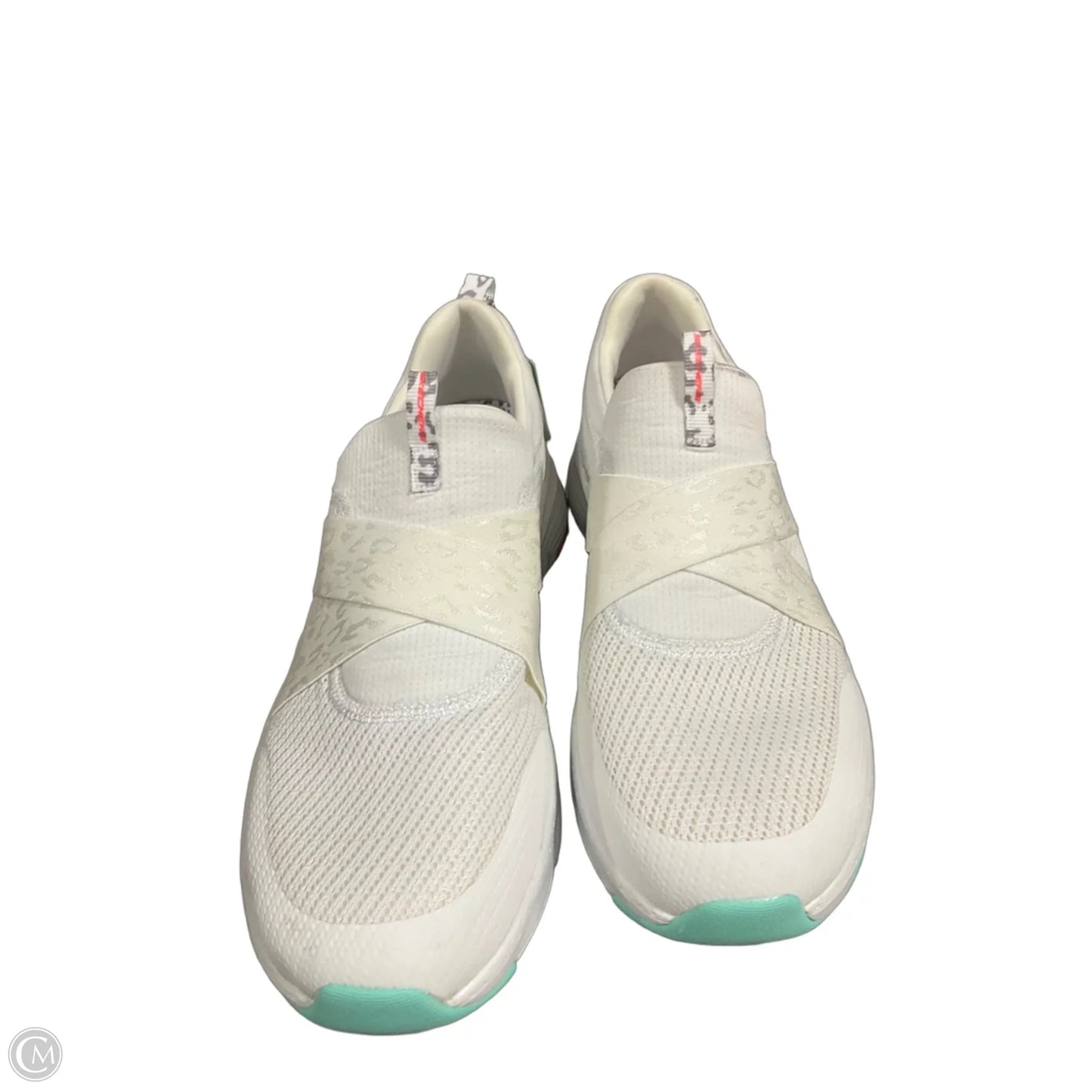Shoes Athletic By Skechers In White, Size: 10