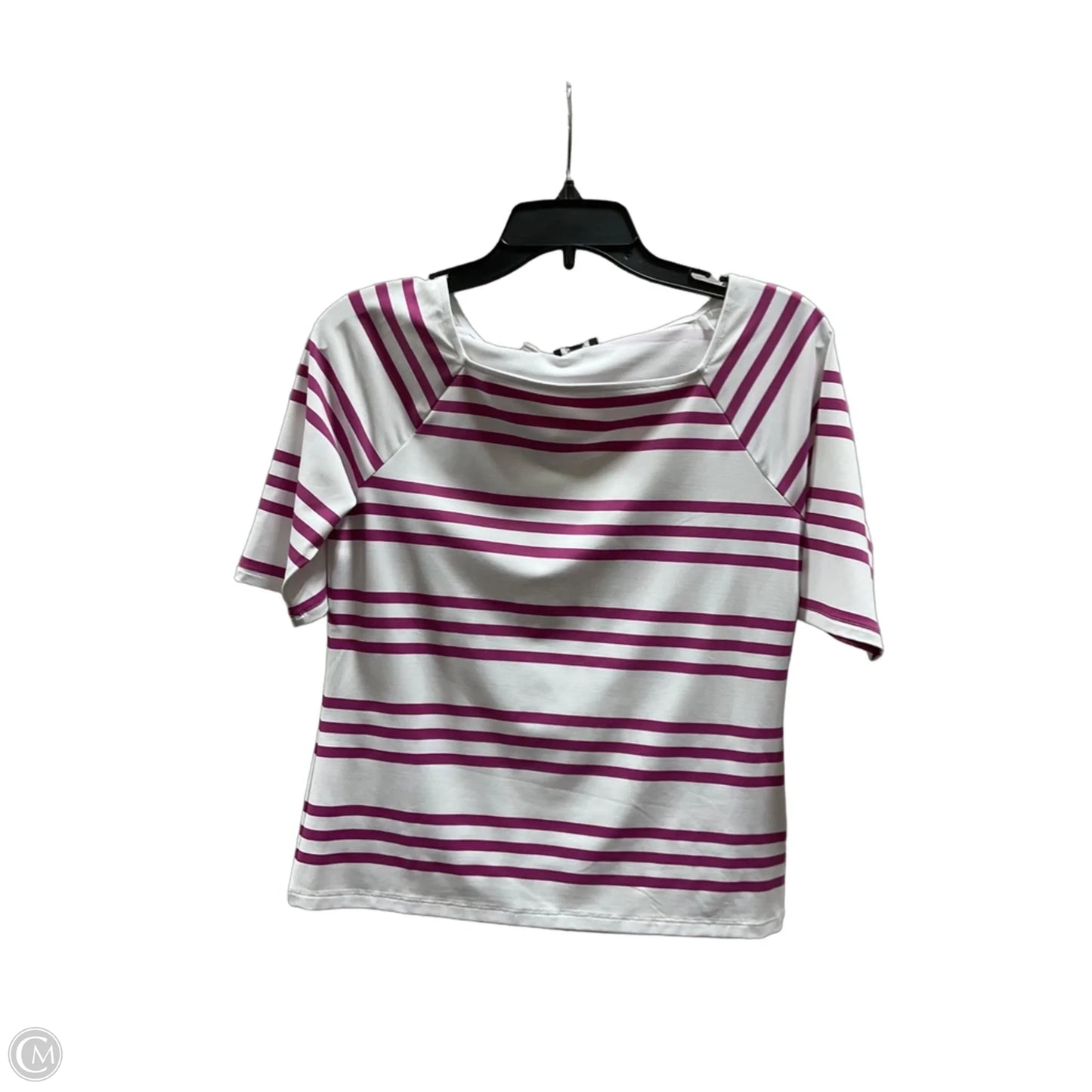 Top Short Sleeve By Talbots In Striped Pattern, Size: Sp