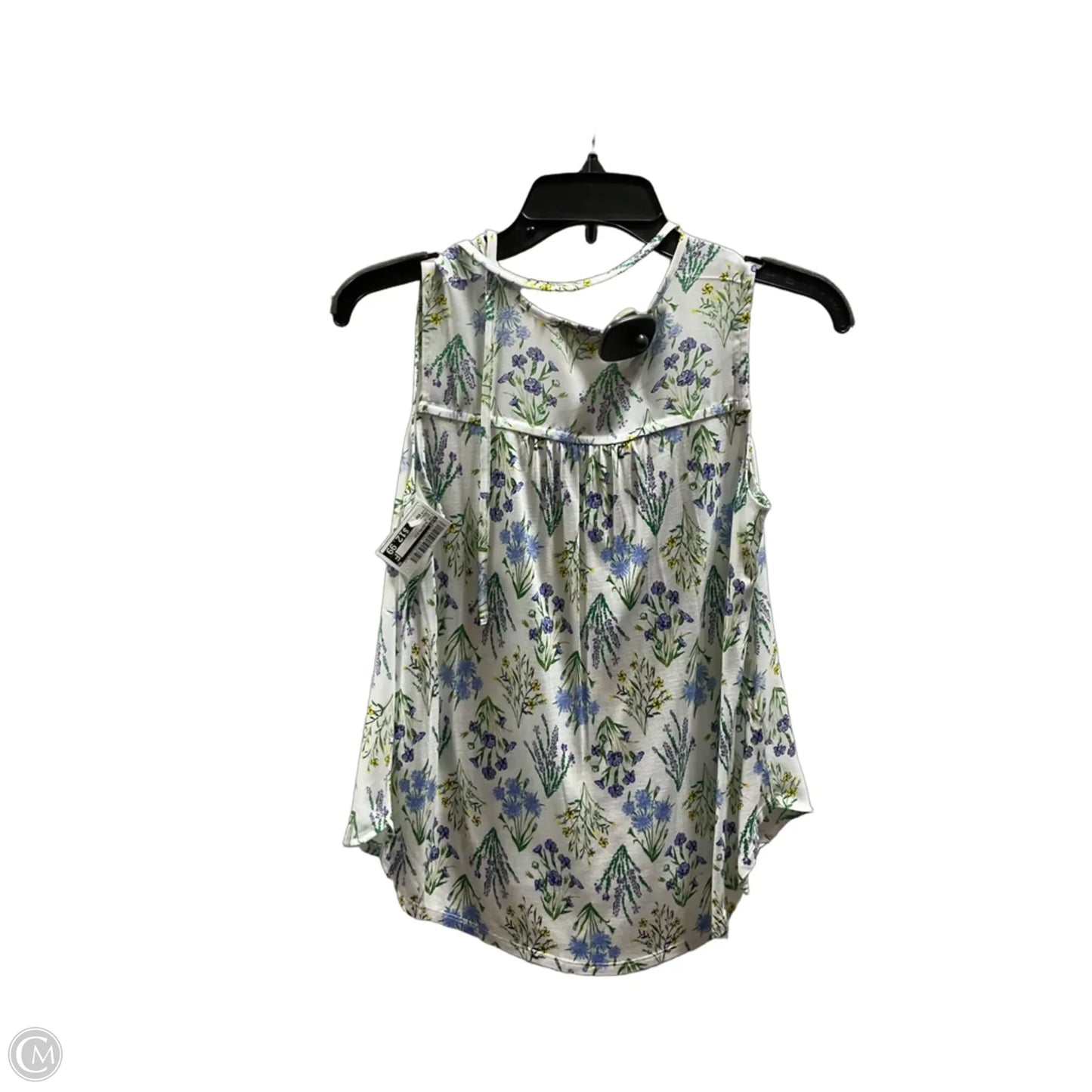 Top Sleeveless By Loft In White, Size: Xsp