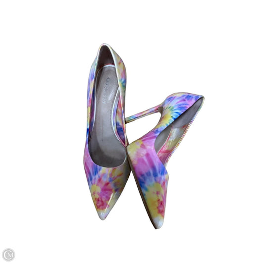 Shoes Heels Stiletto By Gianni Bini In Tie Dye Print, Size: 8.5