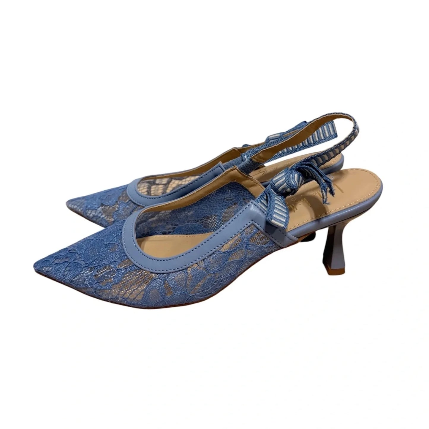 Shoes Heels Kitten By Nicole By Nicole Miller In Blue, Size: 8