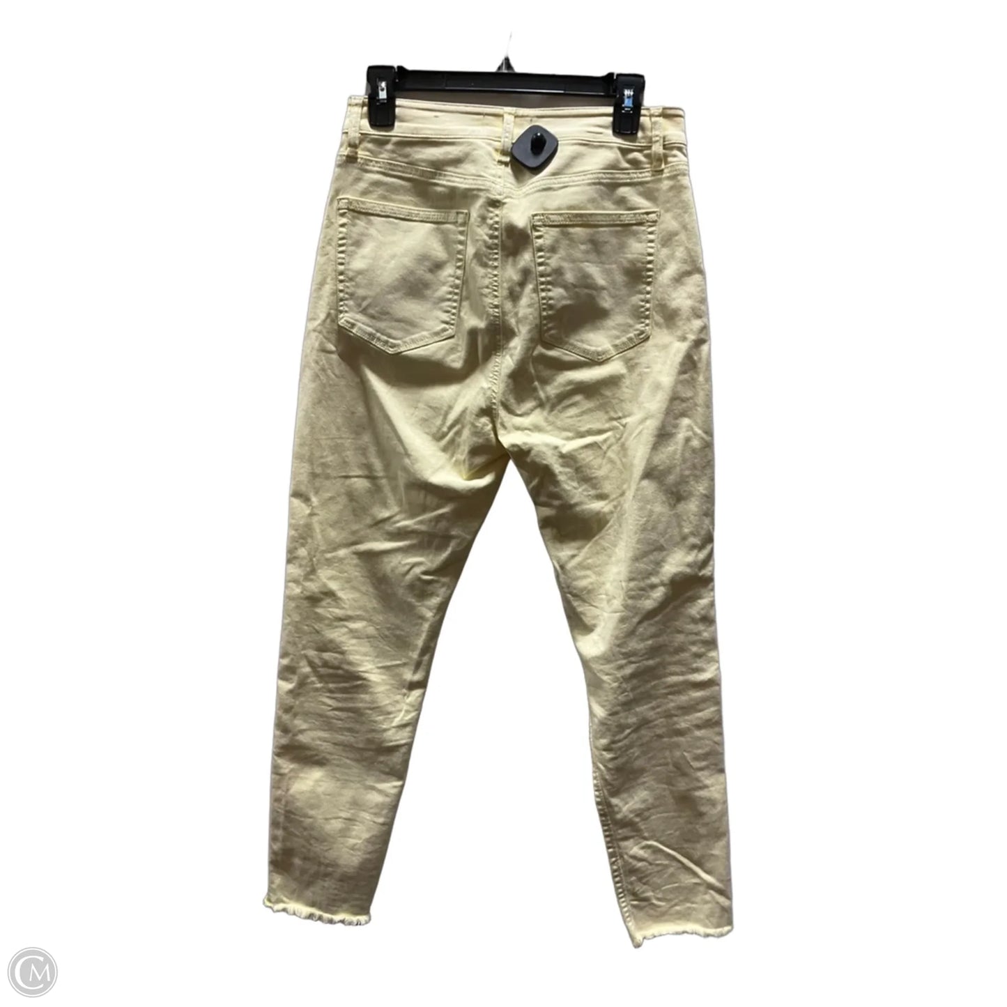 Jeans Skinny By Loft In Yellow, Size: 6