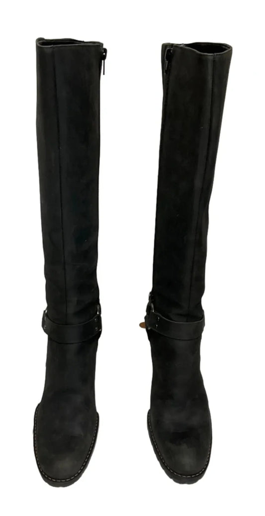 Boots Knee Heels By Gianni Bini In Black, Size: 8