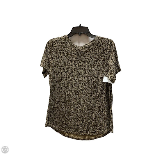 Top Short Sleeve By Old Navy In Animal Print, Size: M