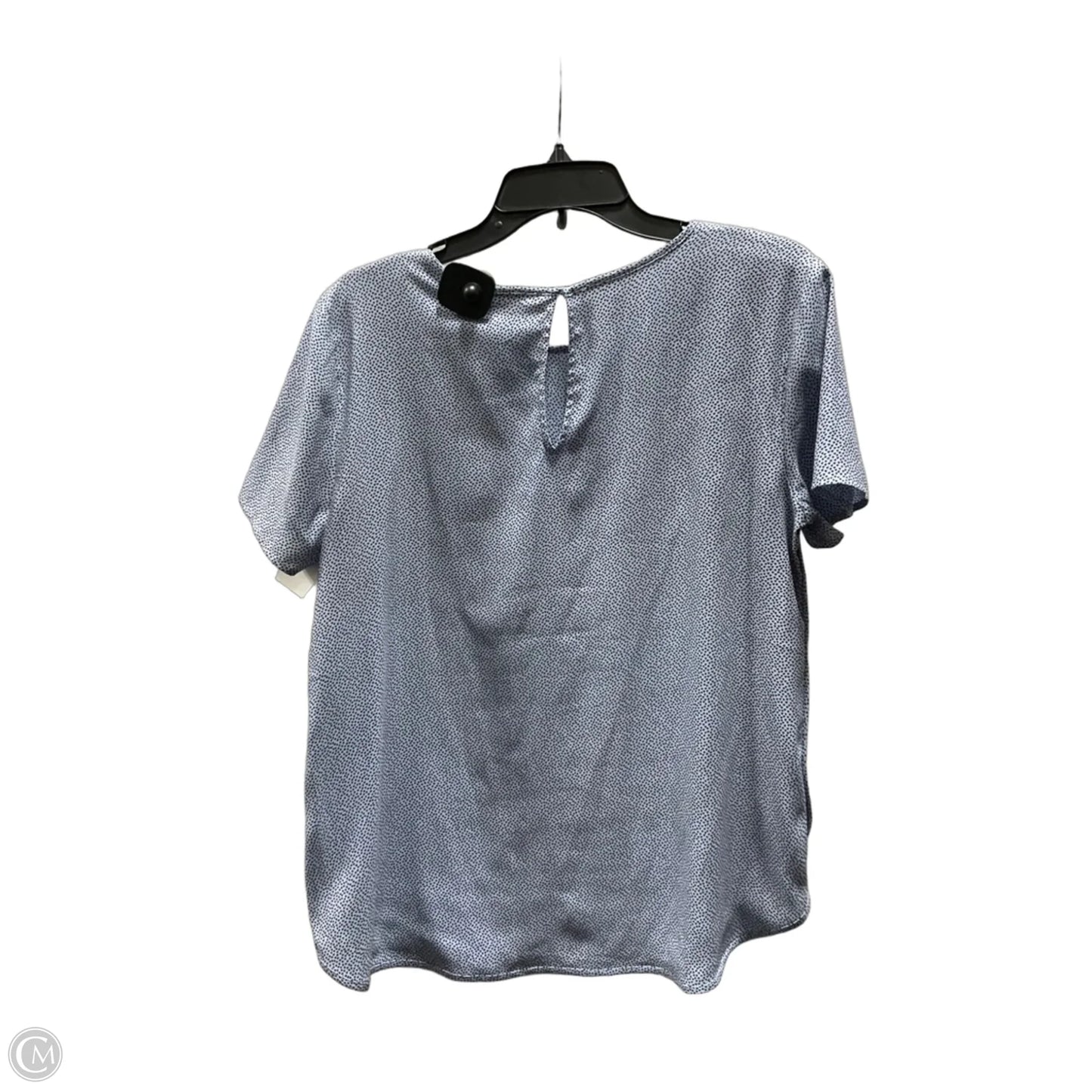 Top Short Sleeve By Ann Taylor In Blue, Size: M