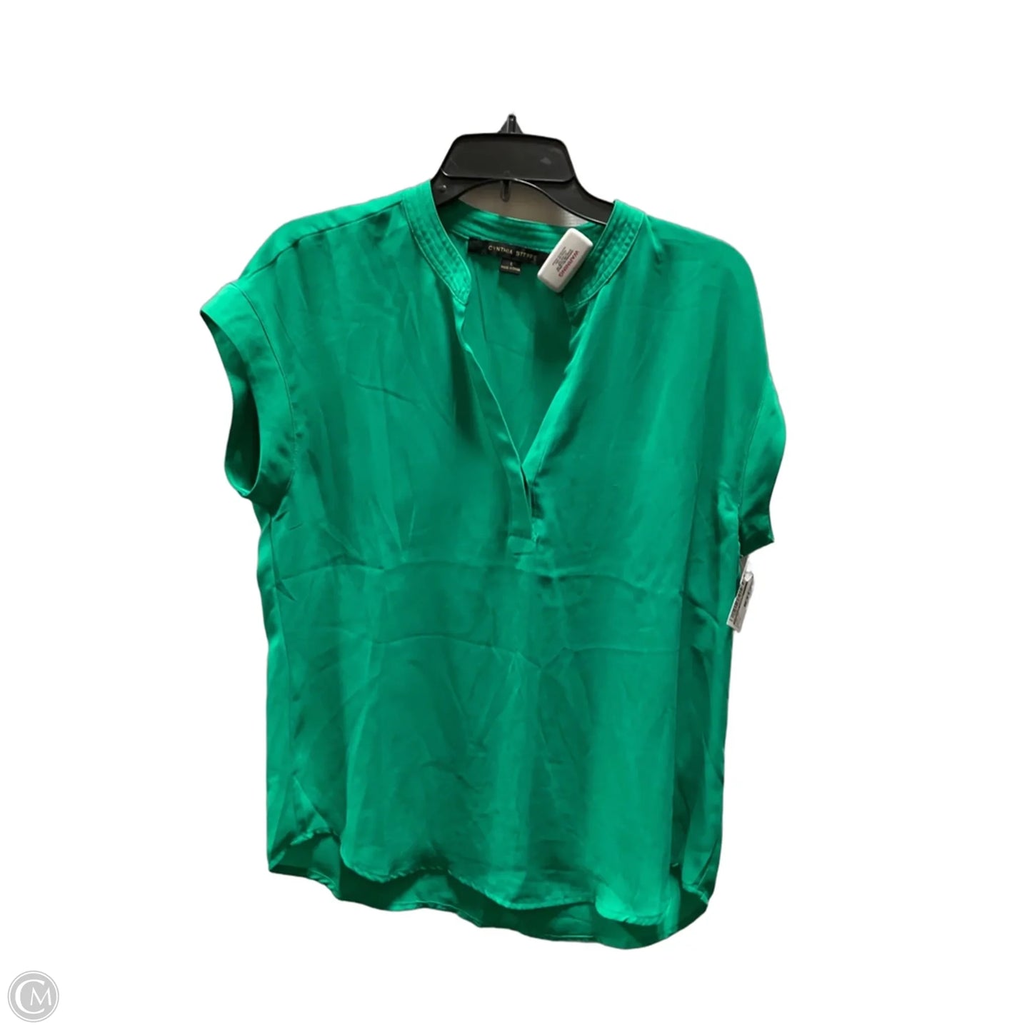 Top Short Sleeve By Cynthia Steffe In Green, Size: S