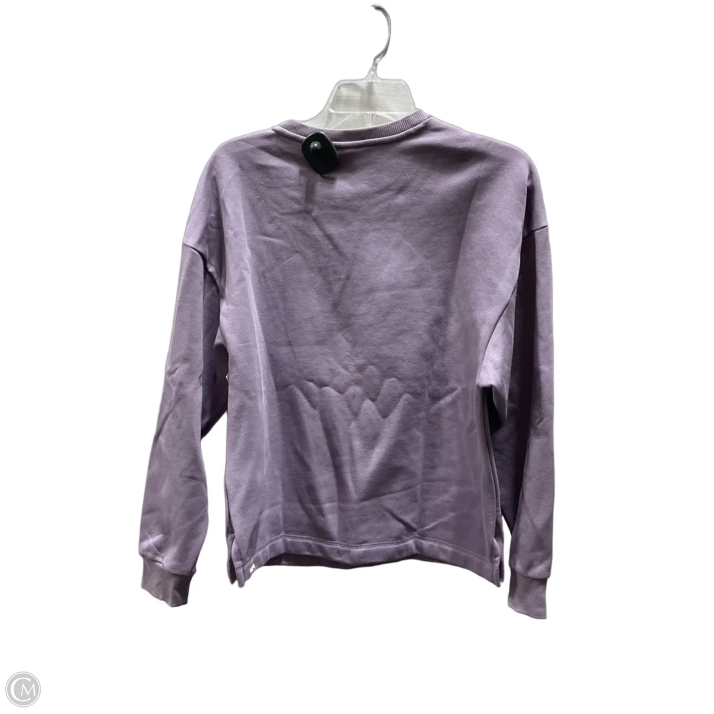 Athletic Top Long Sleeve Crewneck By Puma In Purple, Size: S