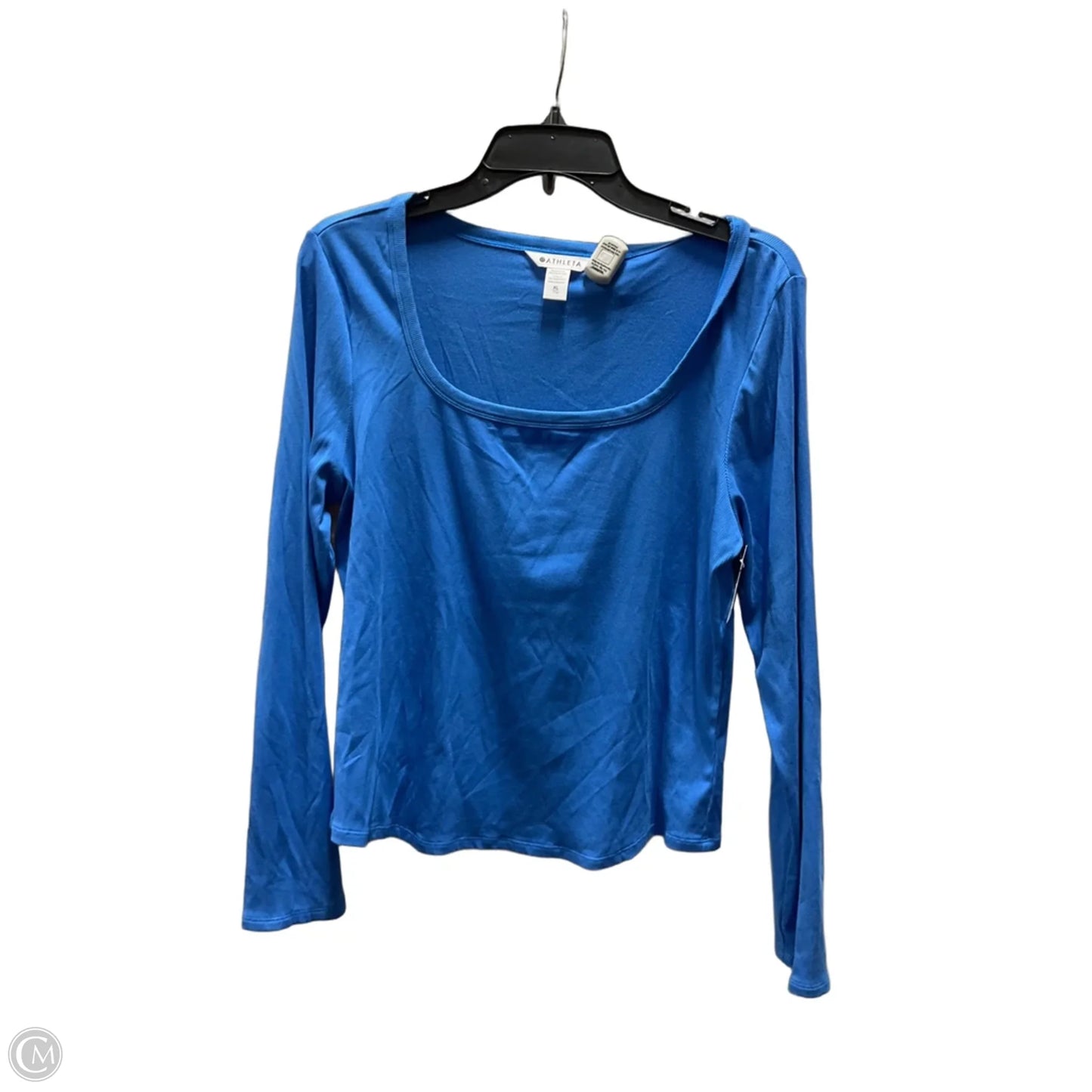 Athletic Top Long Sleeve Crewneck By Athleta In Blue, Size: Xl