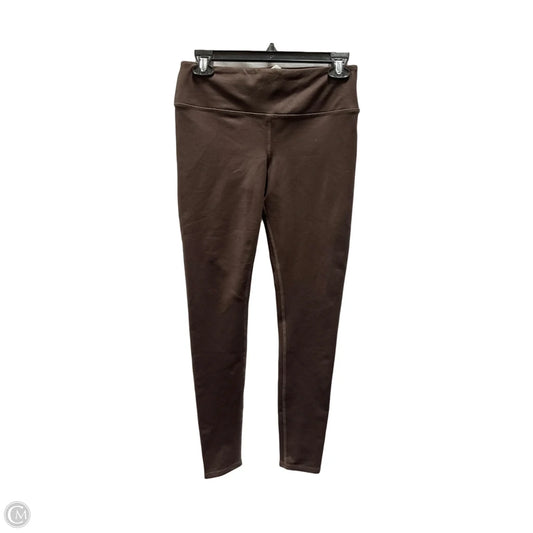 Athletic Leggings By Alo In Brown, Size: S