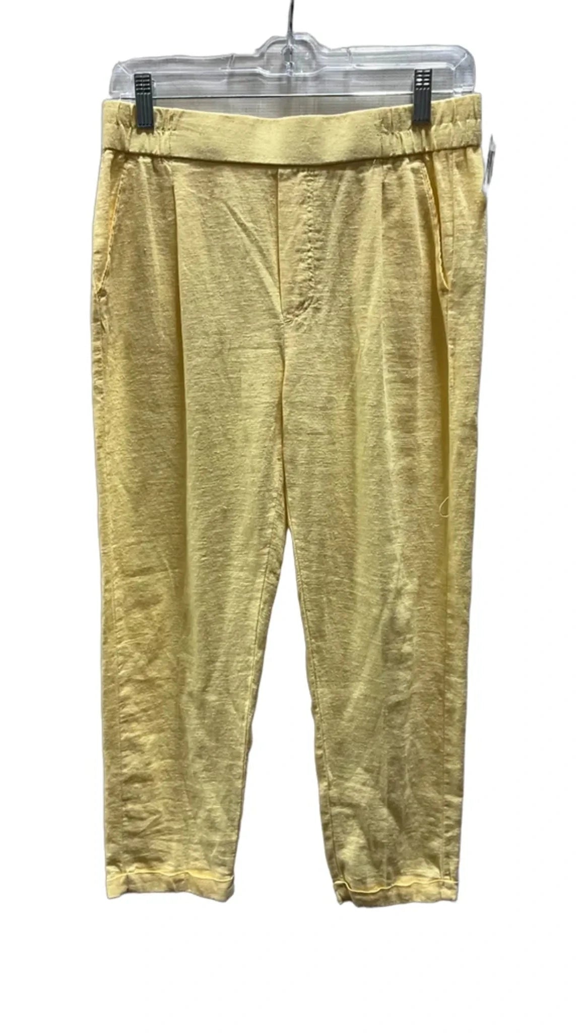 Pants Linen By Jules & Leopold In Yellow, Size: Xsp