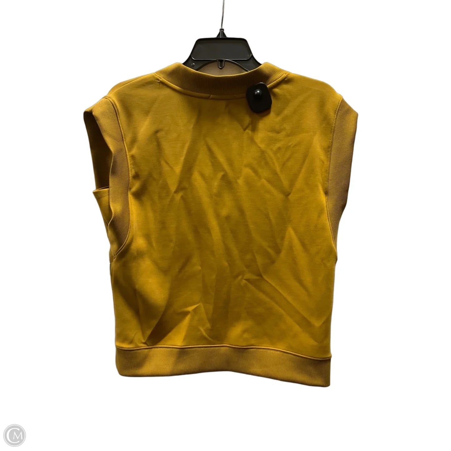 Top Sleeveless By Evereve In Yellow, Size: S