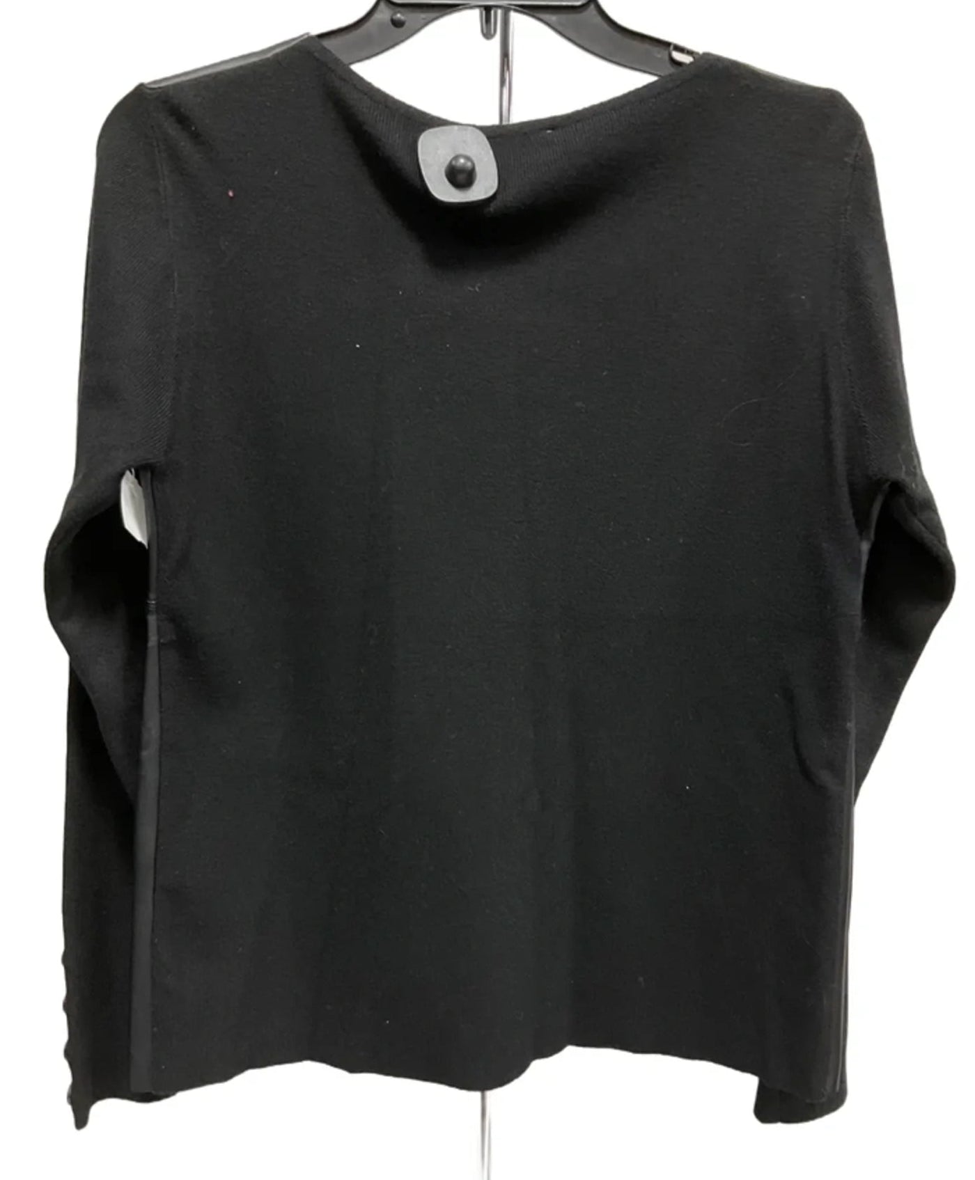 Top Long Sleeve By Sioni In Black, Size: S