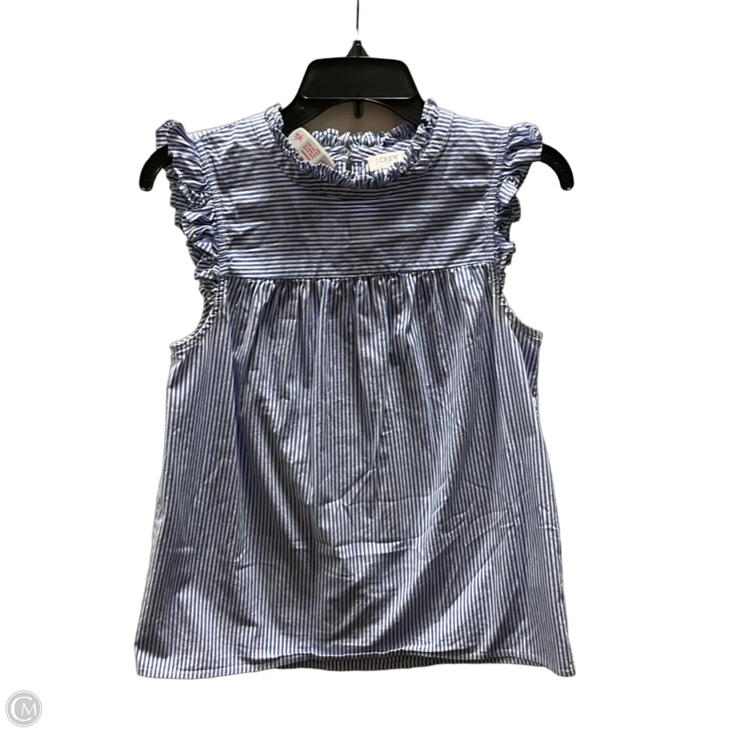 Top Sleeveless By J. Crew In Striped Pattern, Size: S
