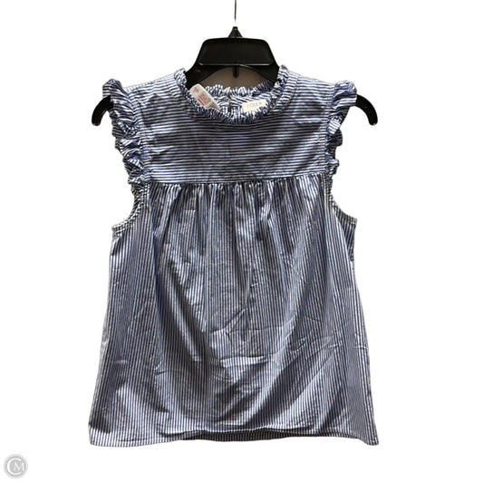 Top Sleeveless By J. Crew In Striped Pattern, Size: S