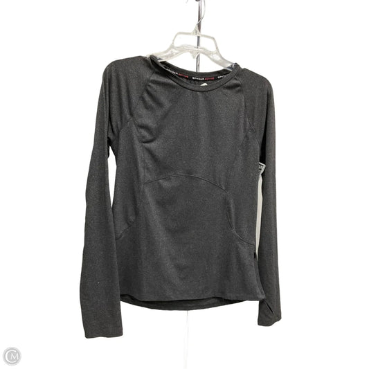 Athletic Top Long Sleeve Crewneck By Spyder In Grey, Size: M