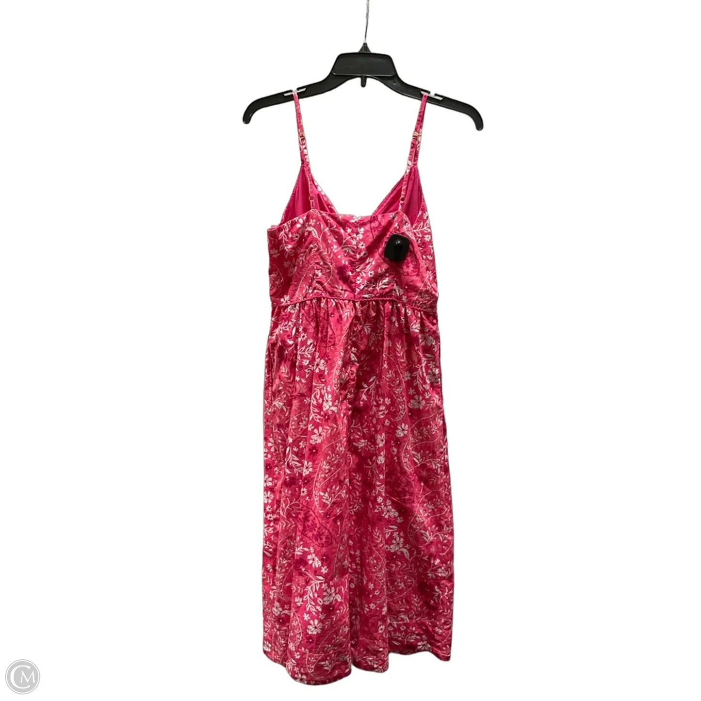 Dress Casual Midi By Loft In Pink, Size: M