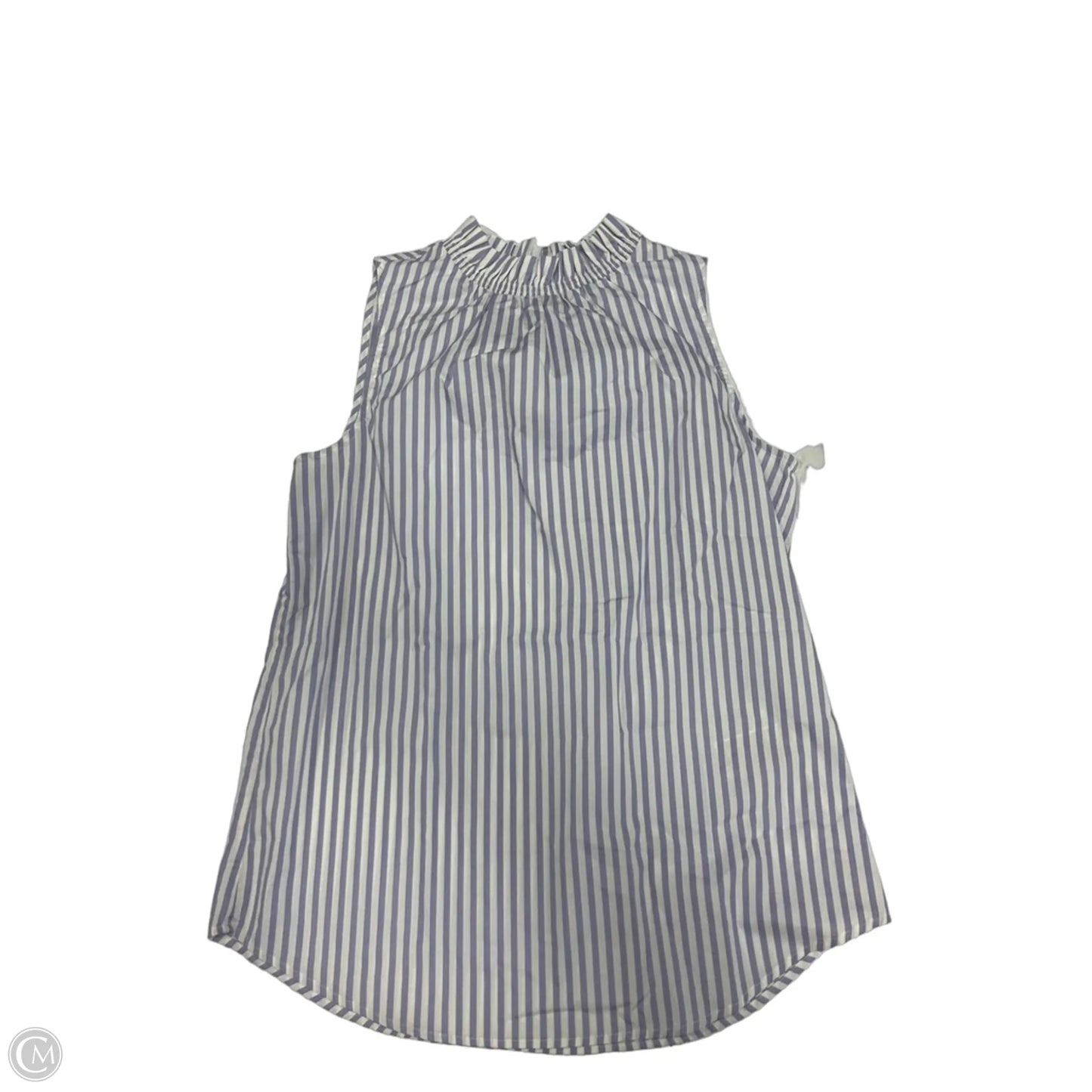 Top Sleeveless By Banana Republic In Striped Pattern, Size: S