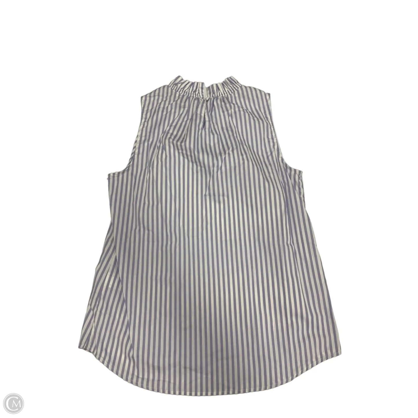 Top Sleeveless By Banana Republic In Striped Pattern, Size: S