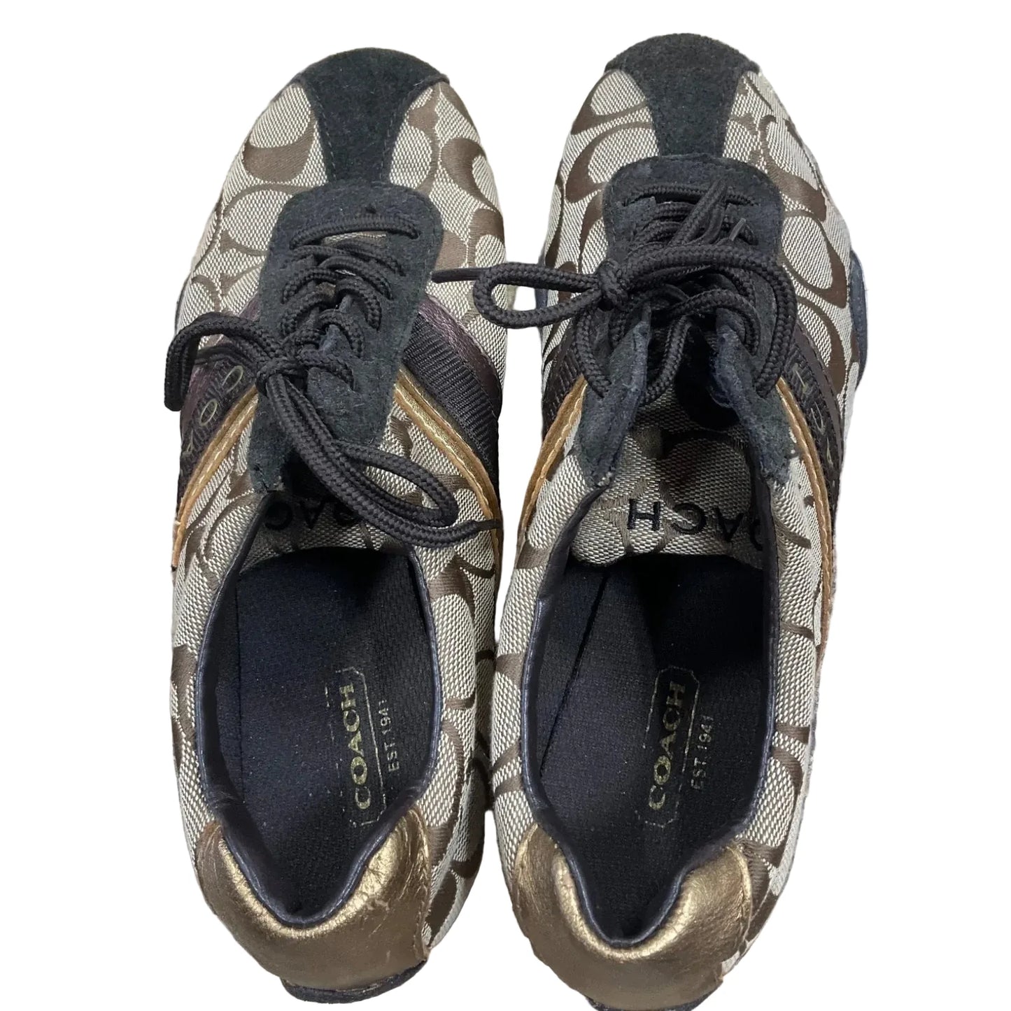 Shoes Designer By Coach In Brown, Size: 6.5