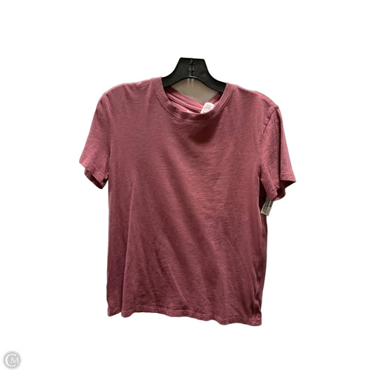 Athletic Top Short Sleeve By Athleta In Pink, Size: Xxs