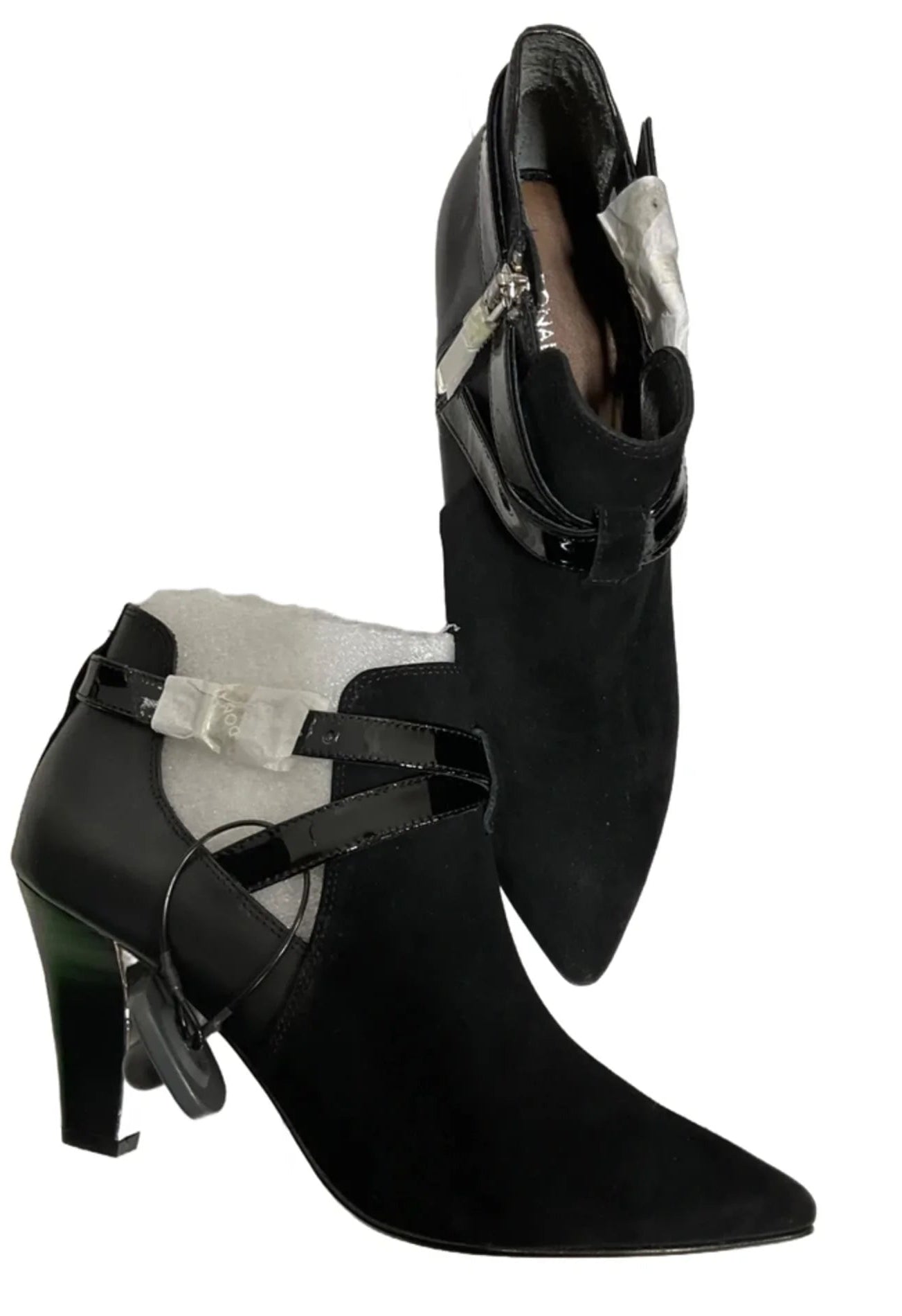 Boots Ankle Heels By Donald Pliner In Black, Size: 8.5