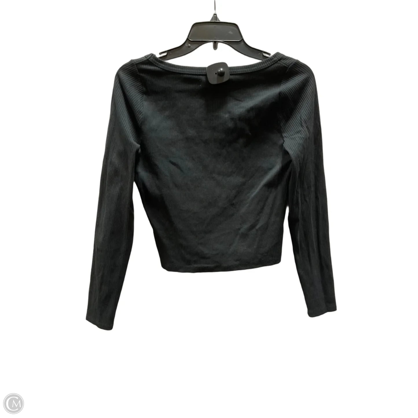 Top Long Sleeve By Madewell In Black, Size: M