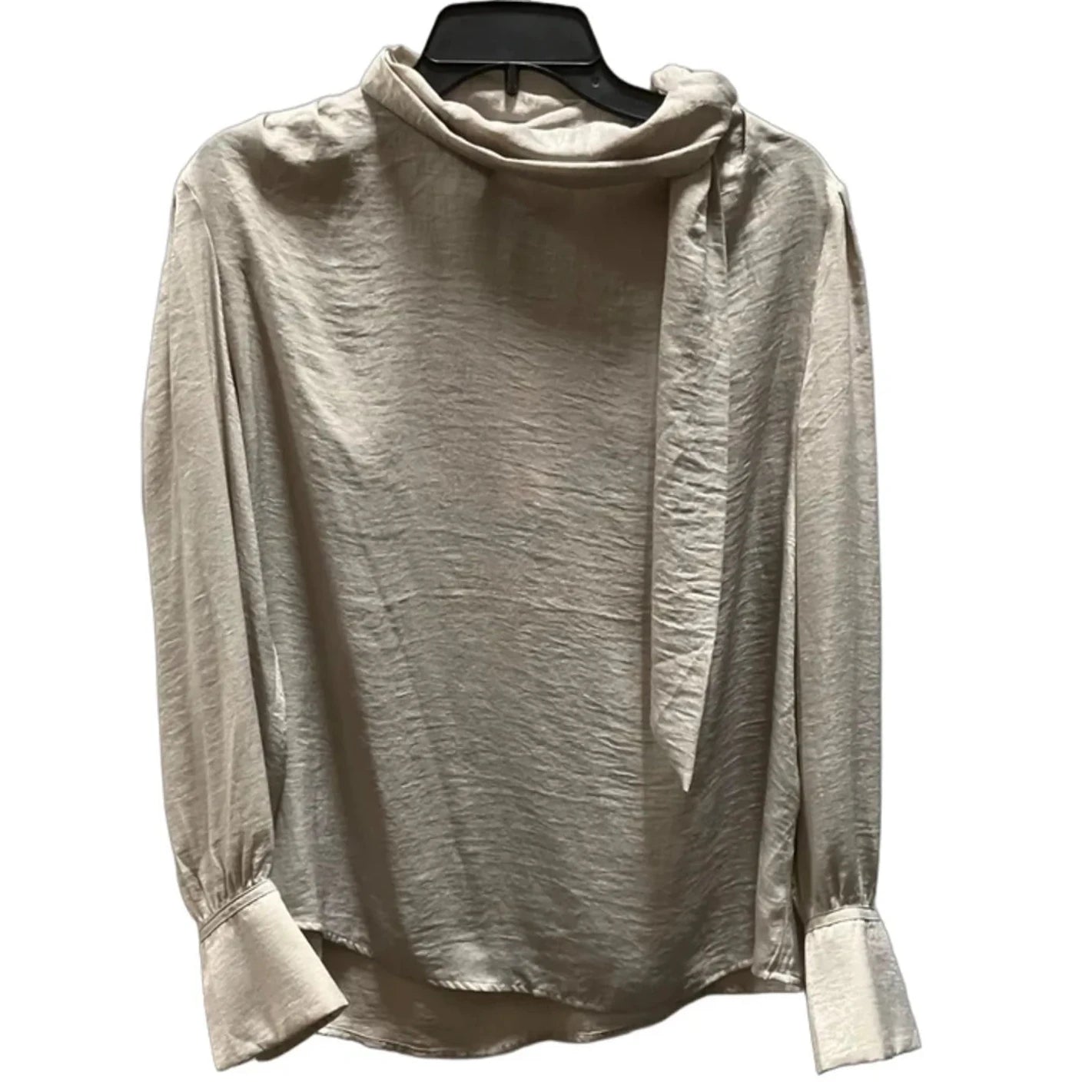 Top Long Sleeve By Banana Republic In Grey, Size: L