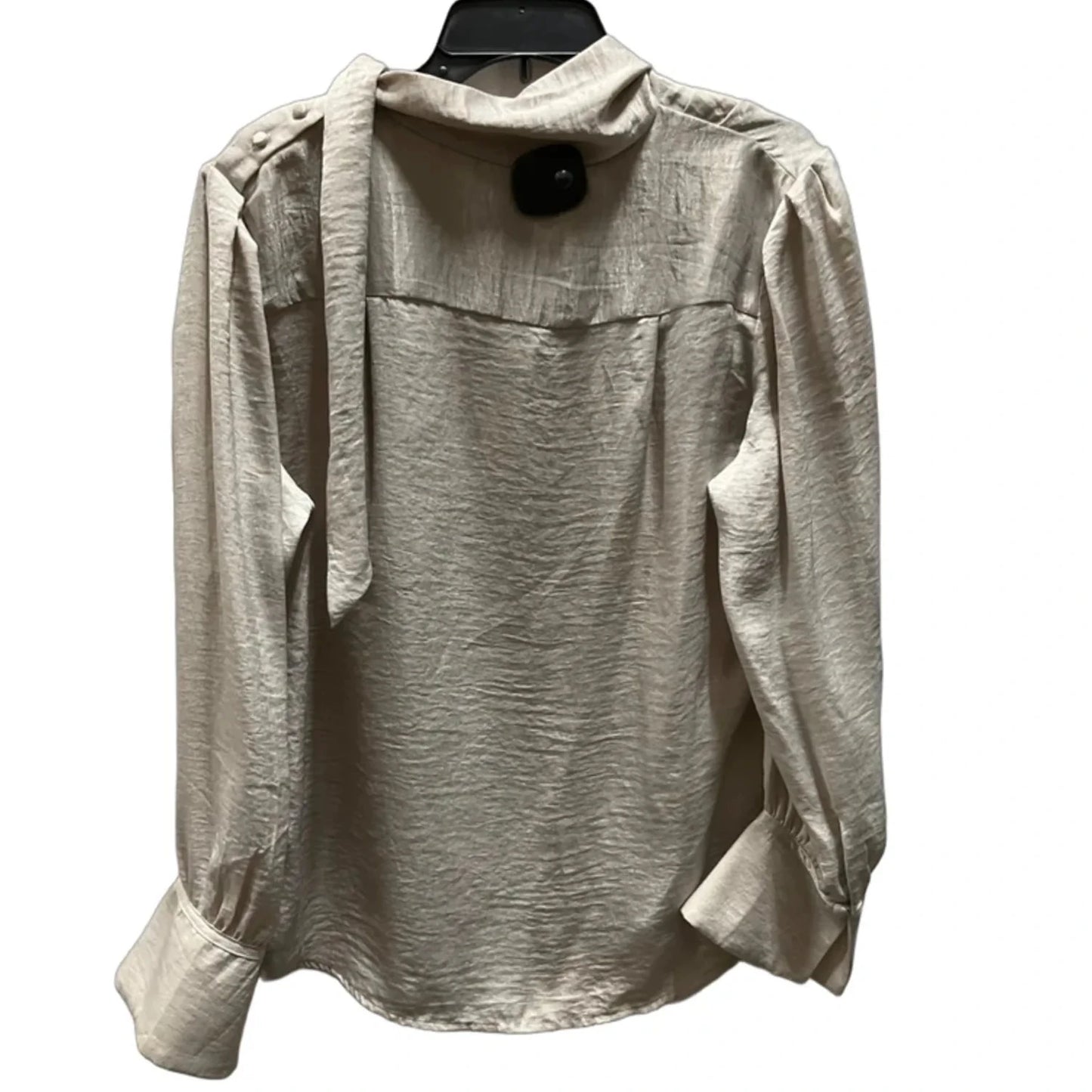 Top Long Sleeve By Banana Republic In Grey, Size: L