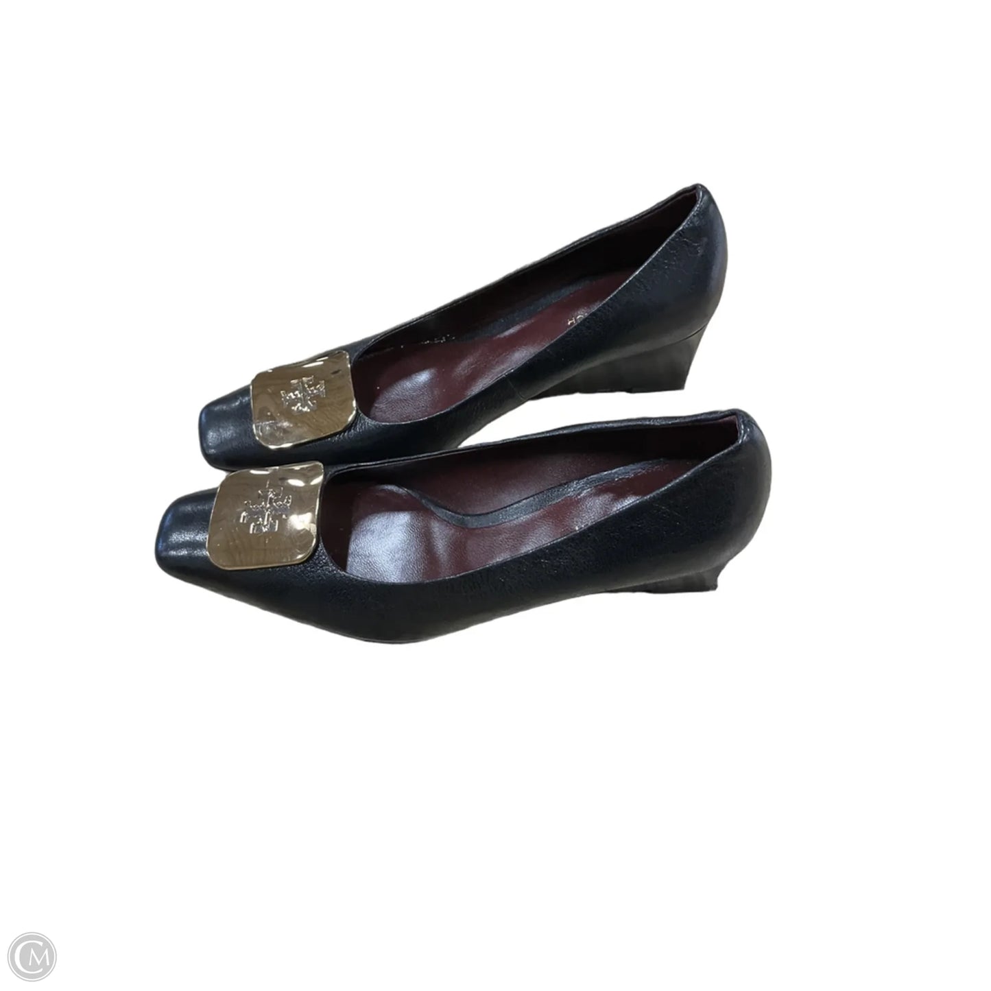 Shoes Heels Wedge By Tory Burch In Black, Size: 7.5