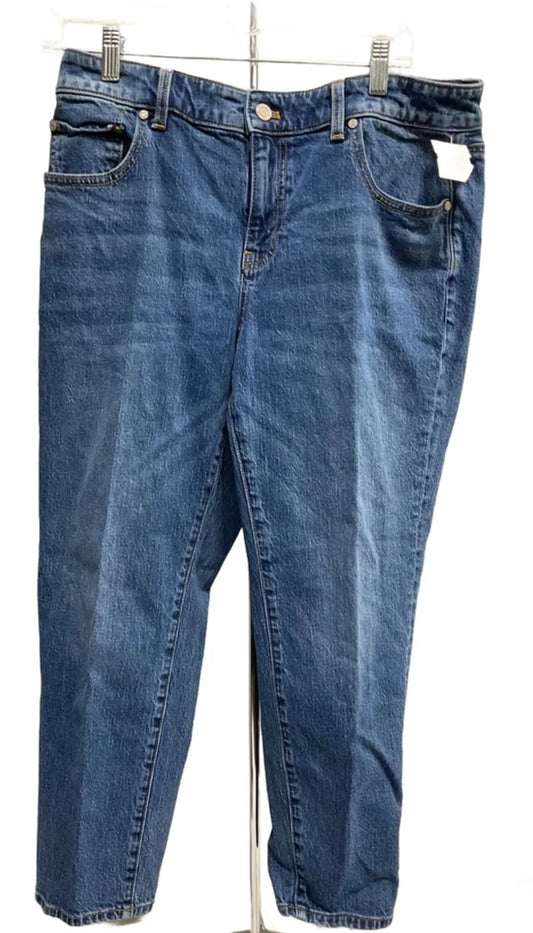 Jeans Straight By Talbots In Blue, Size: 10