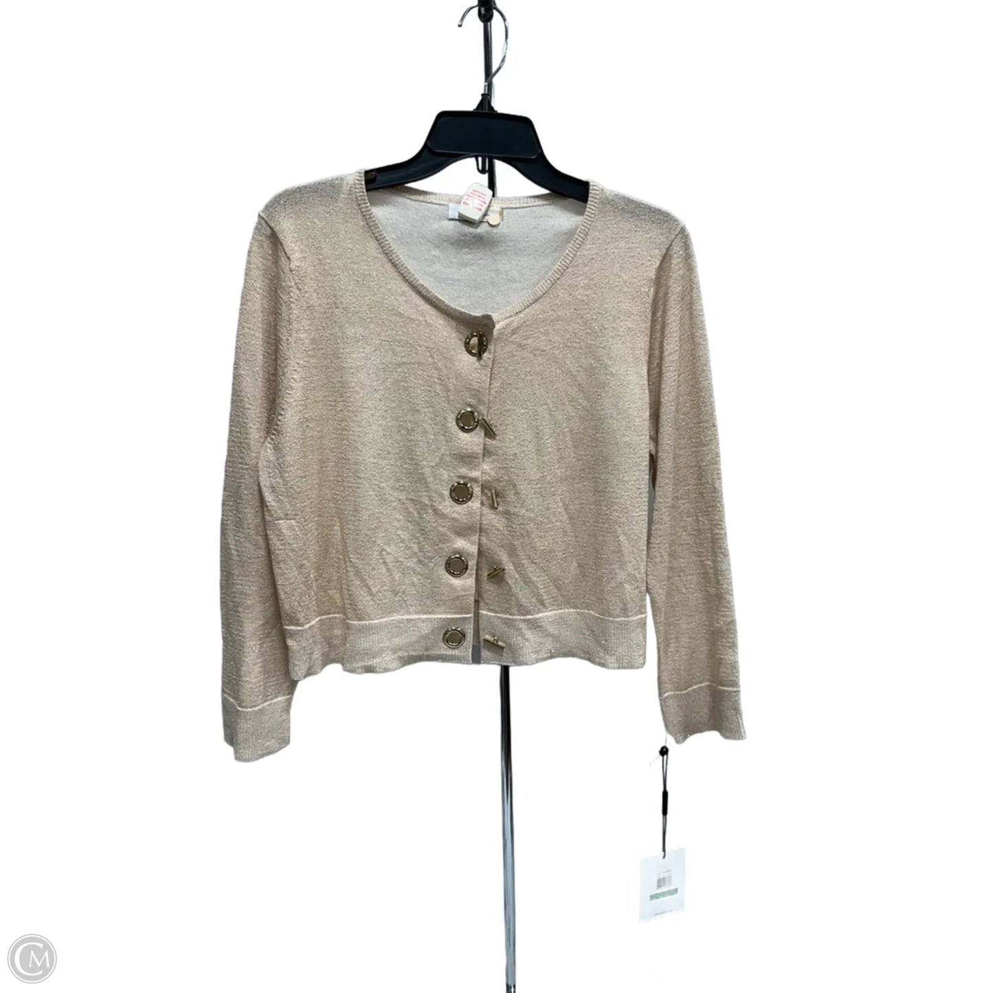 Cardigan By Calvin Klein In Gold, Size: L