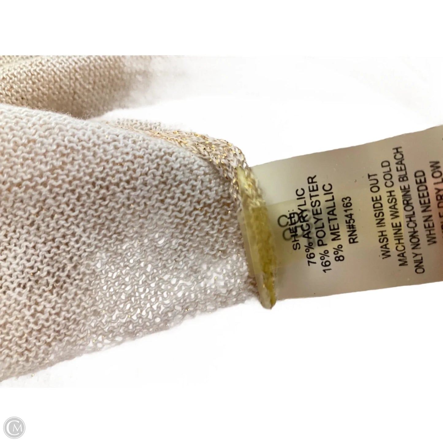 Cardigan By Calvin Klein In Gold, Size: L