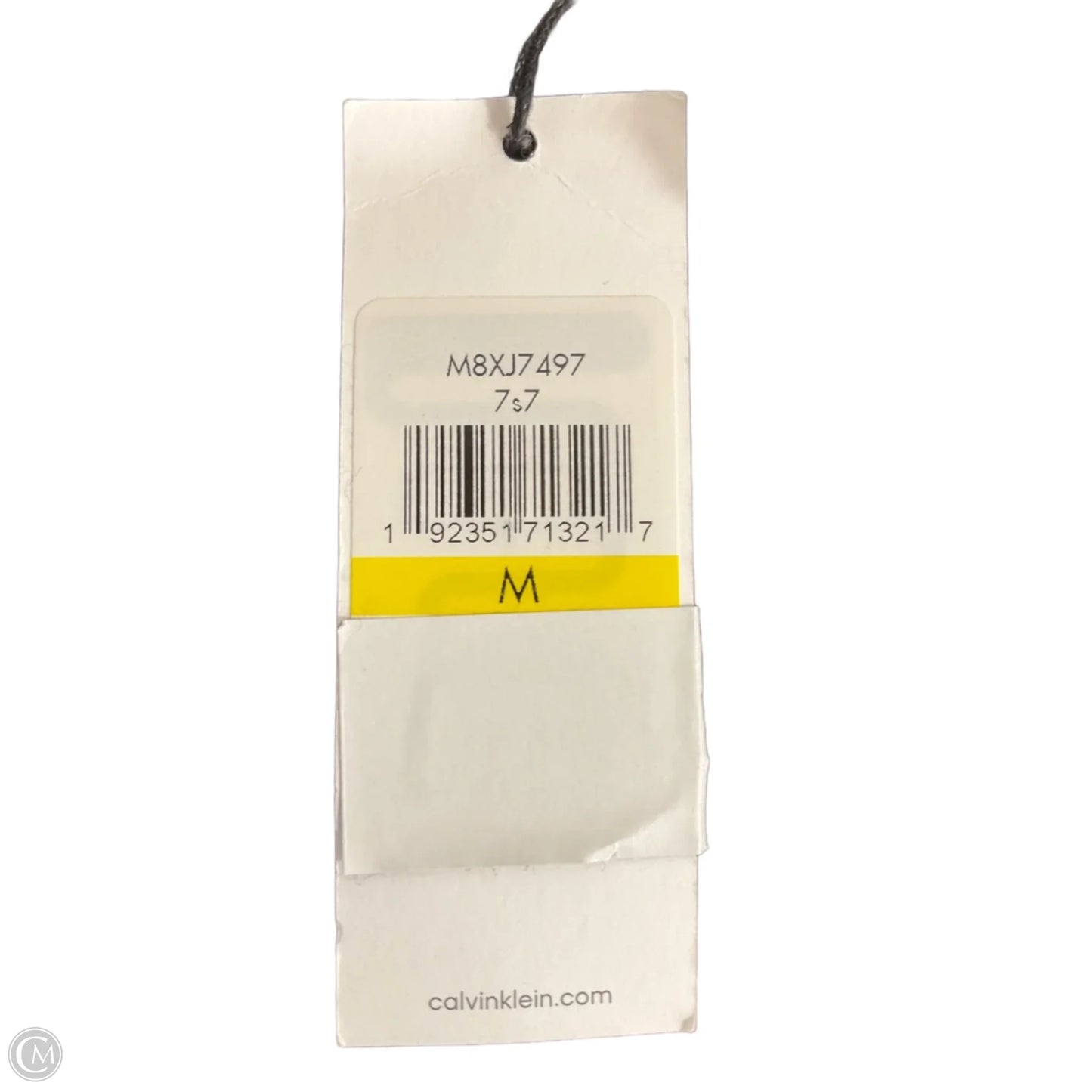 Coat Puffer & Quilted By Calvin Klein In Maroon, Size: M