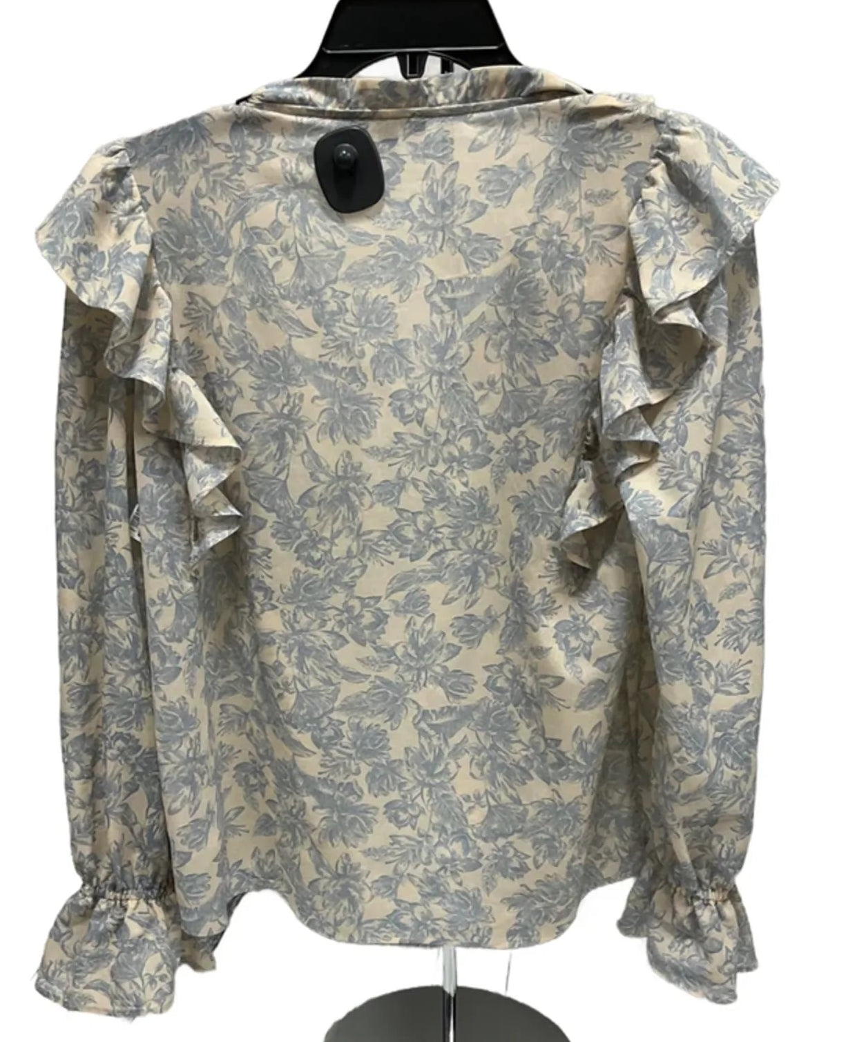 Top Long Sleeve By Express In Blue, Size: S