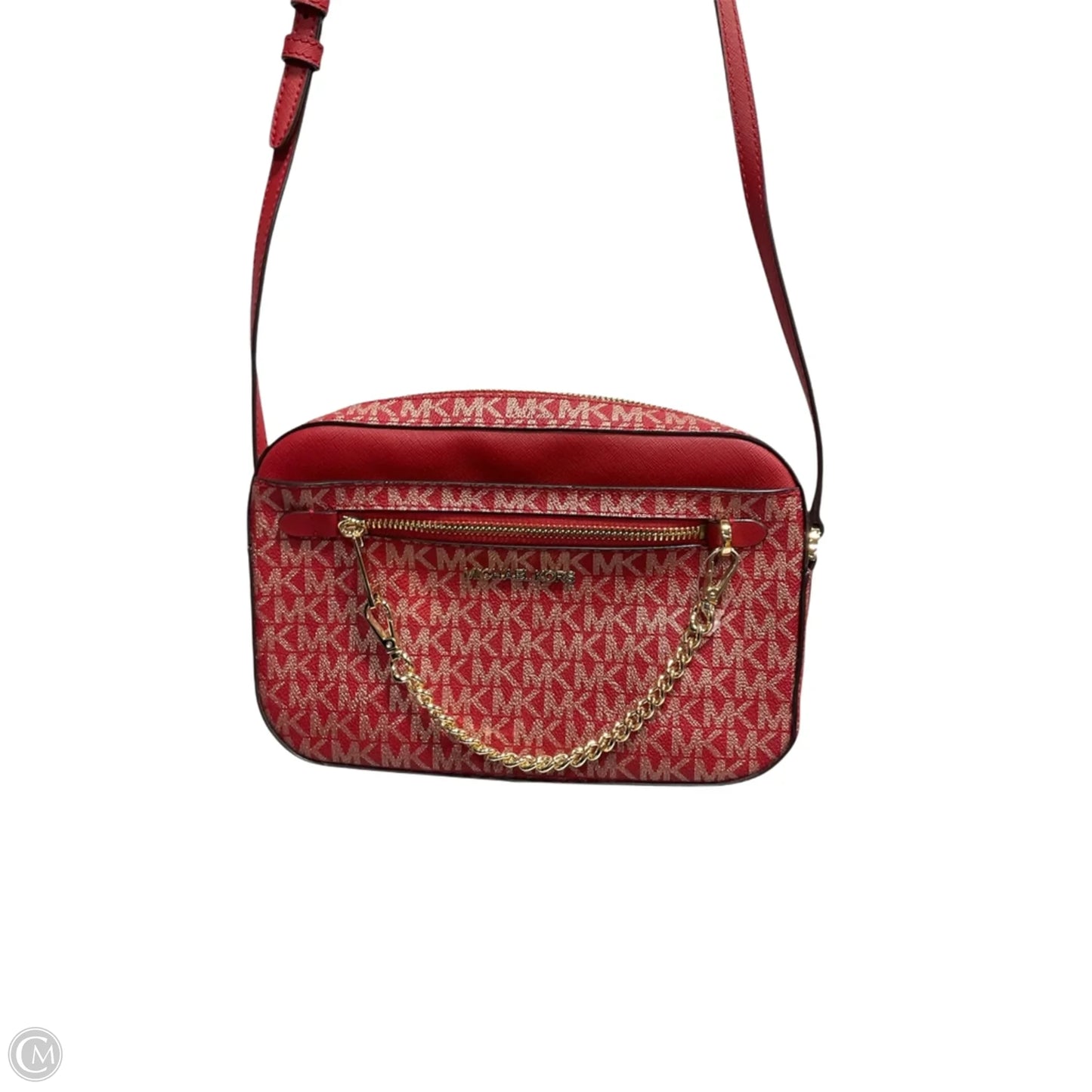 Crossbody Designer By Michael Kors, Size: Medium