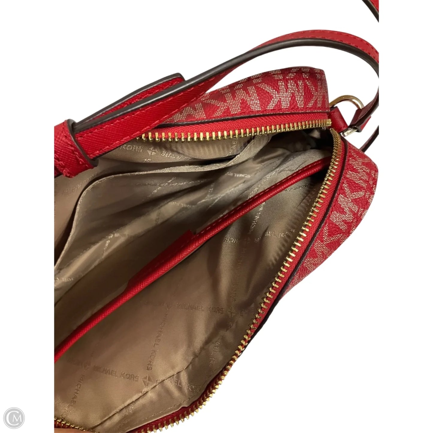 Crossbody Designer By Michael Kors, Size: Medium