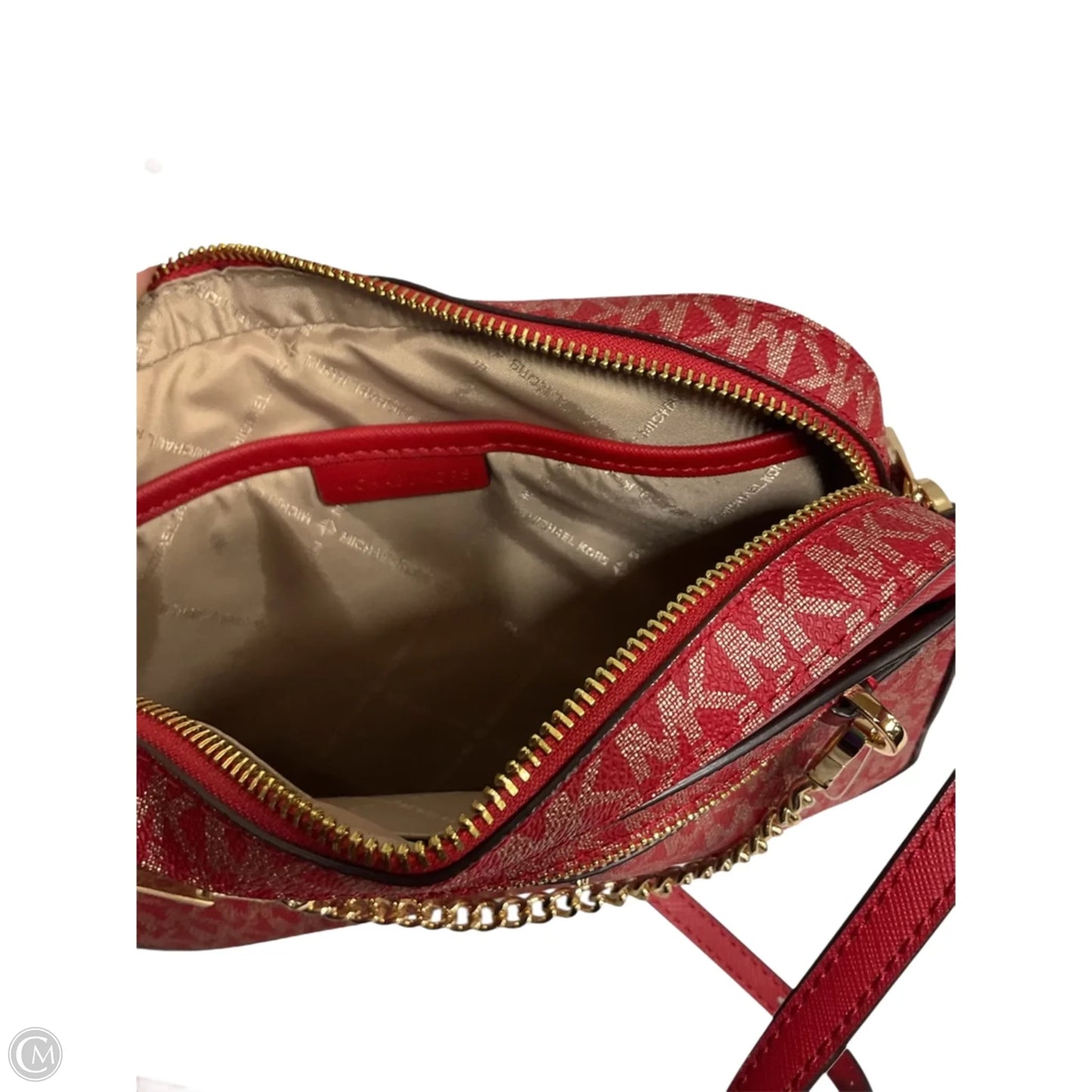 Crossbody Designer By Michael Kors, Size: Medium