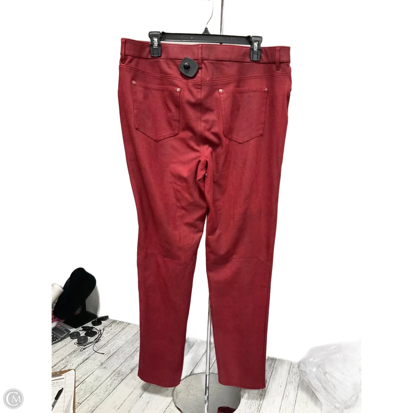 Pants Dress By Chicos In Red, Size: L