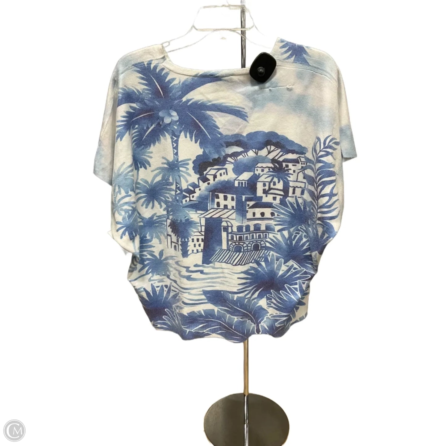 Top Short Sleeve By Sioni In Blue, Size: Xl