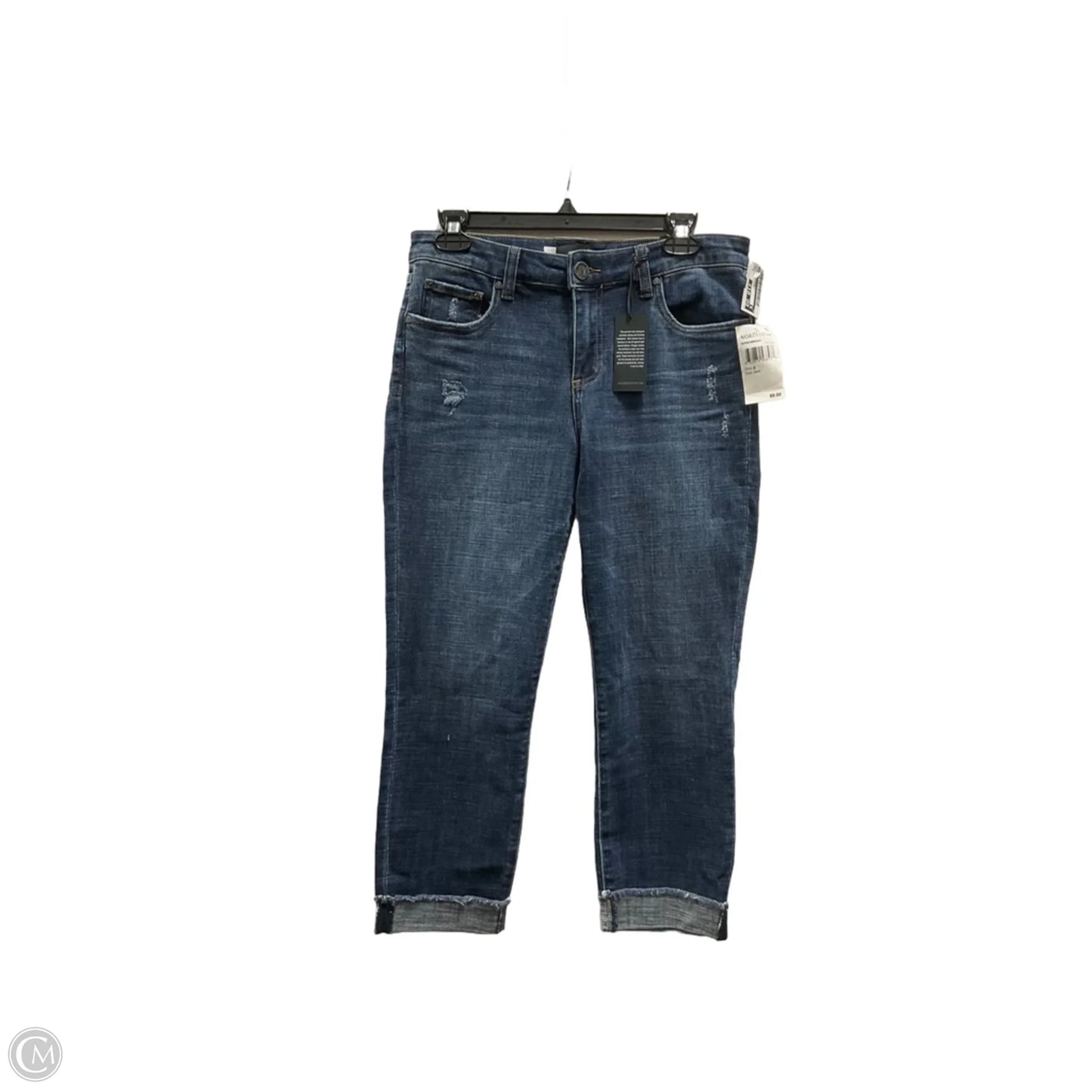 Jeans Cropped By Kut In Blue, Size: 6
